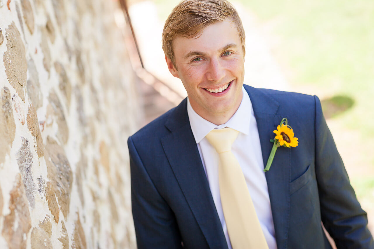 close up shot of best man