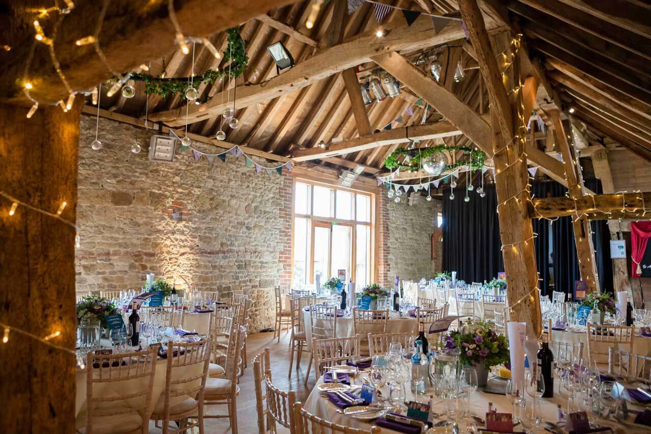 inside at grittenham barn