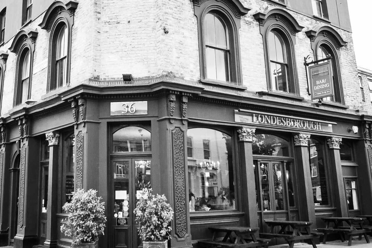 outside of londesborough pub