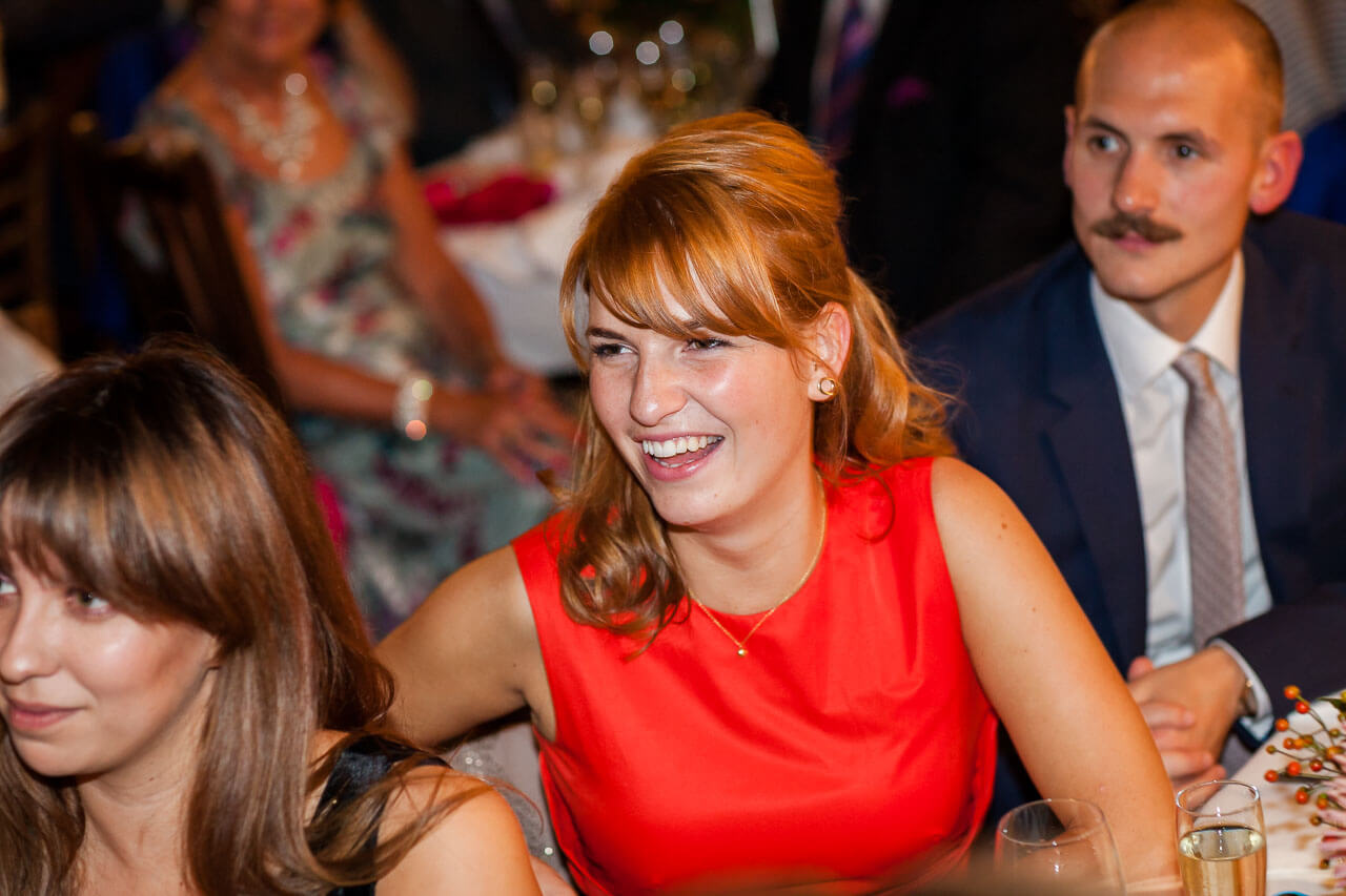 guest listening to speech