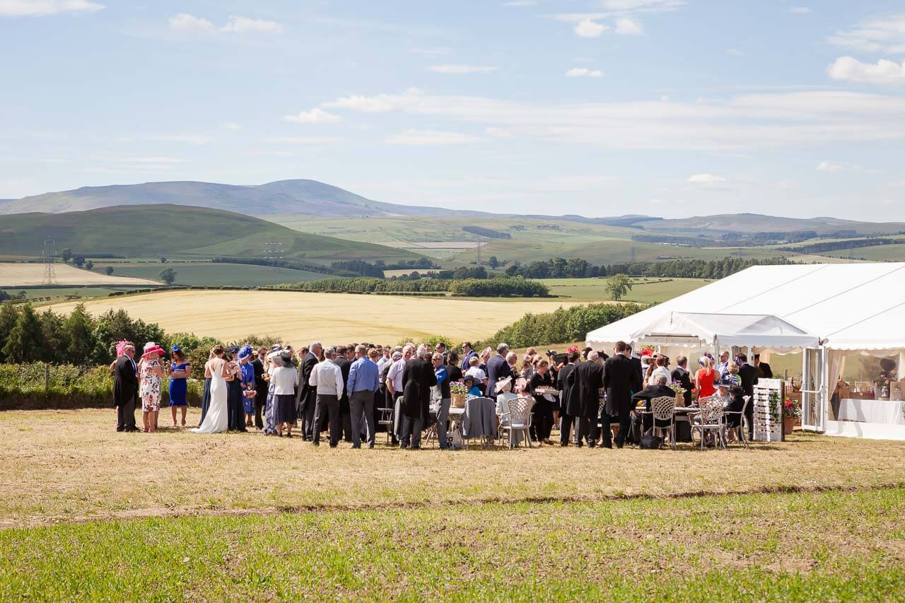 fields and guests and marquee