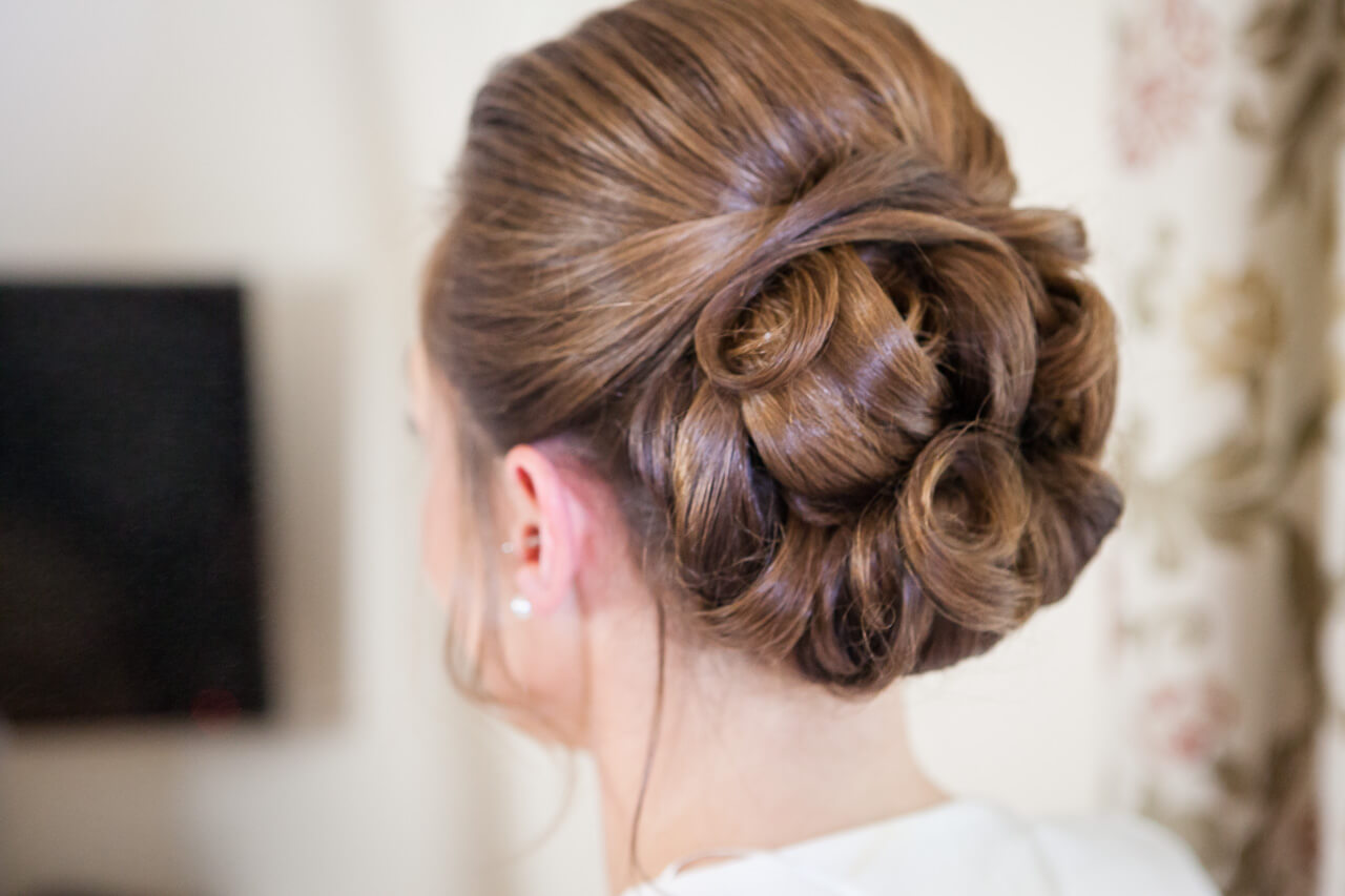 bride's hair