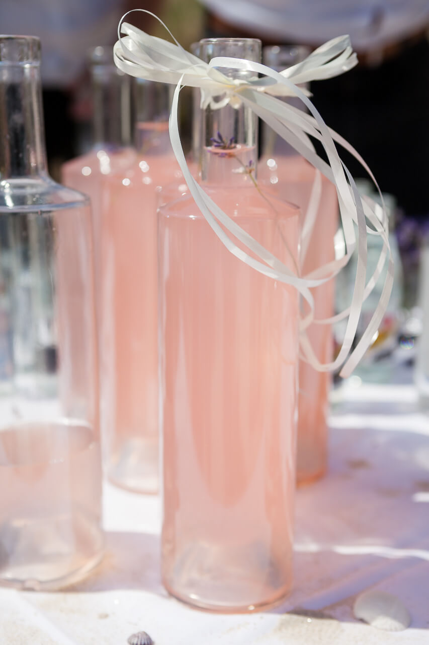 bottles of pink lemonade