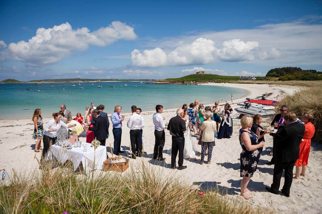 guests on beach