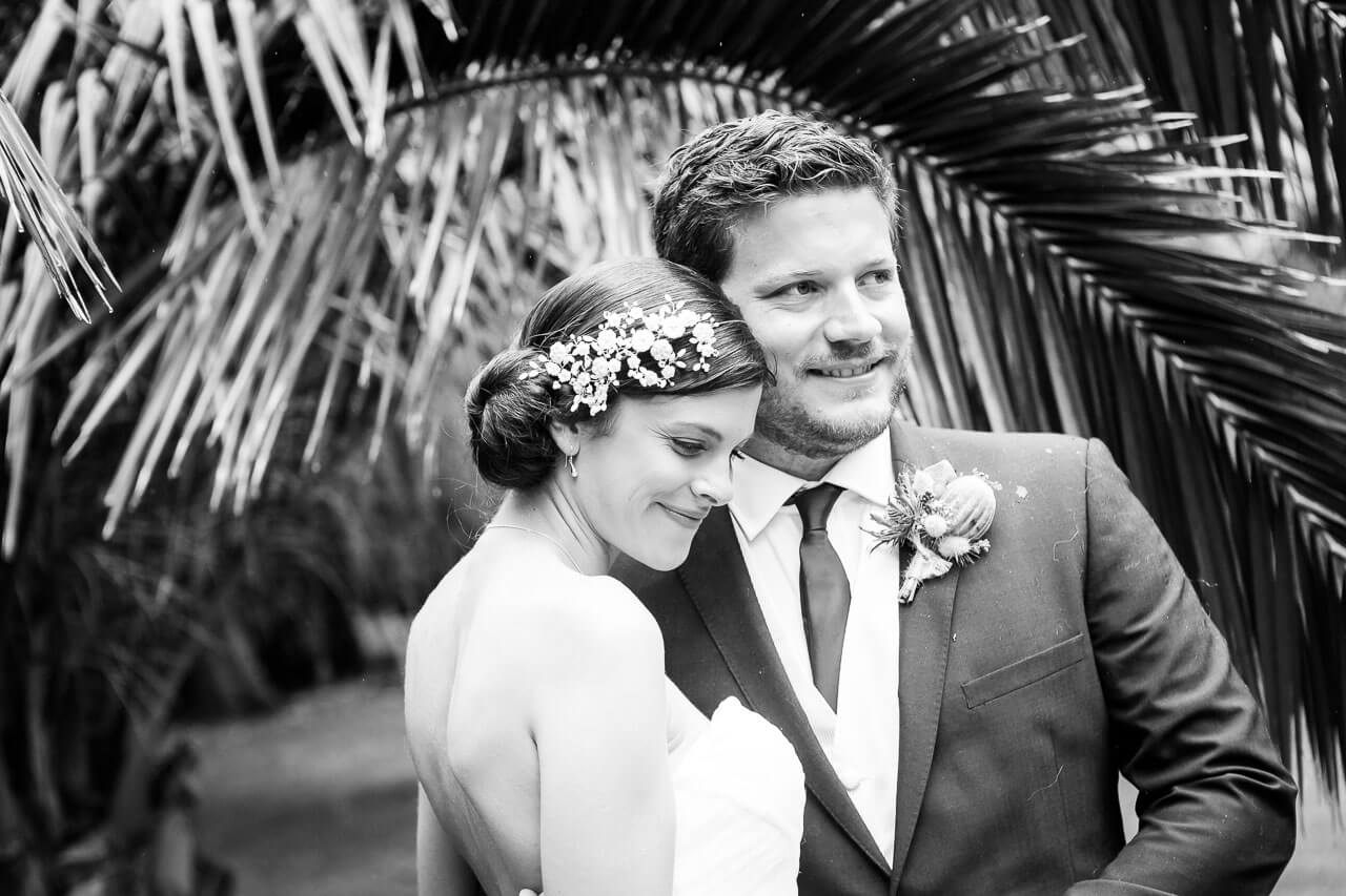 bride and groom portrait