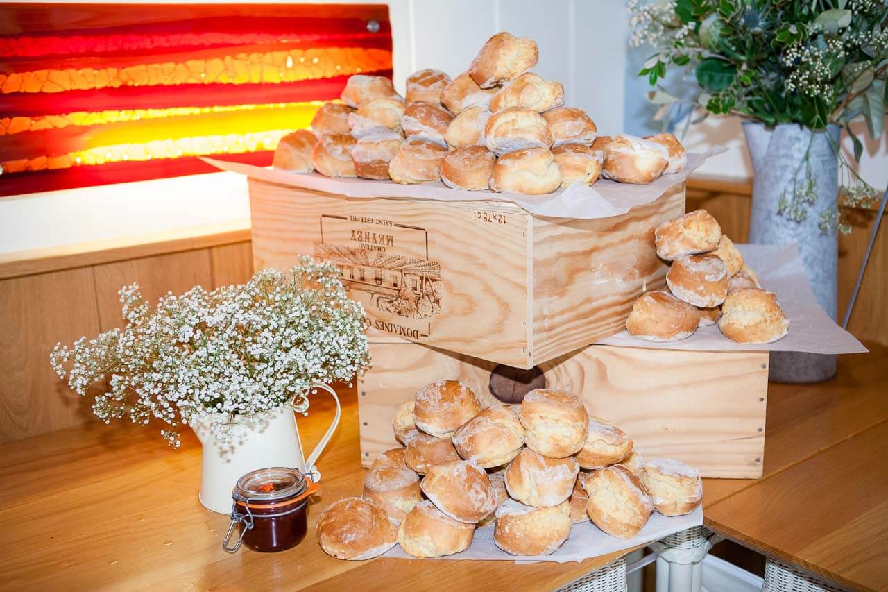 scones and jam