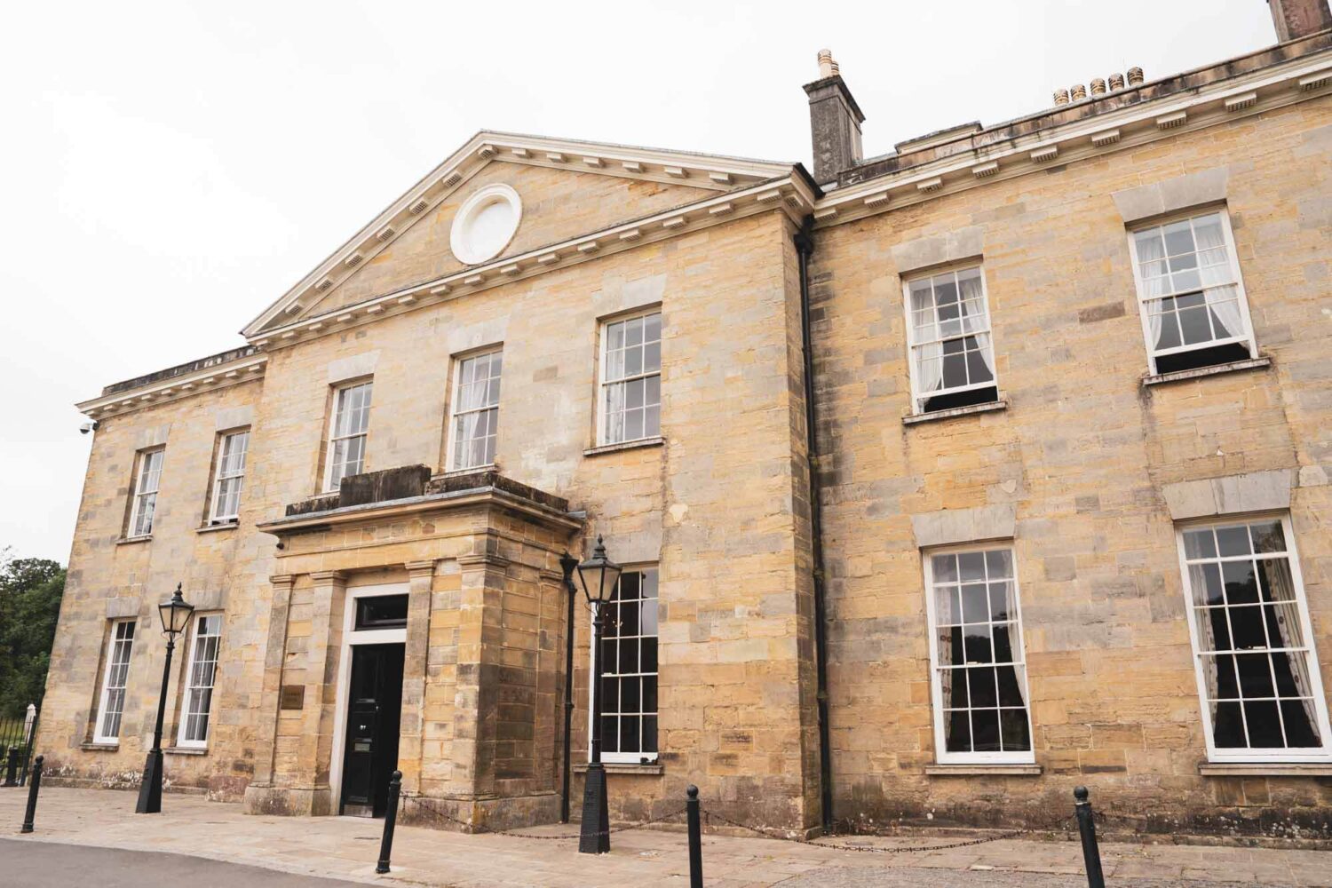 outside of Stanmer house building
