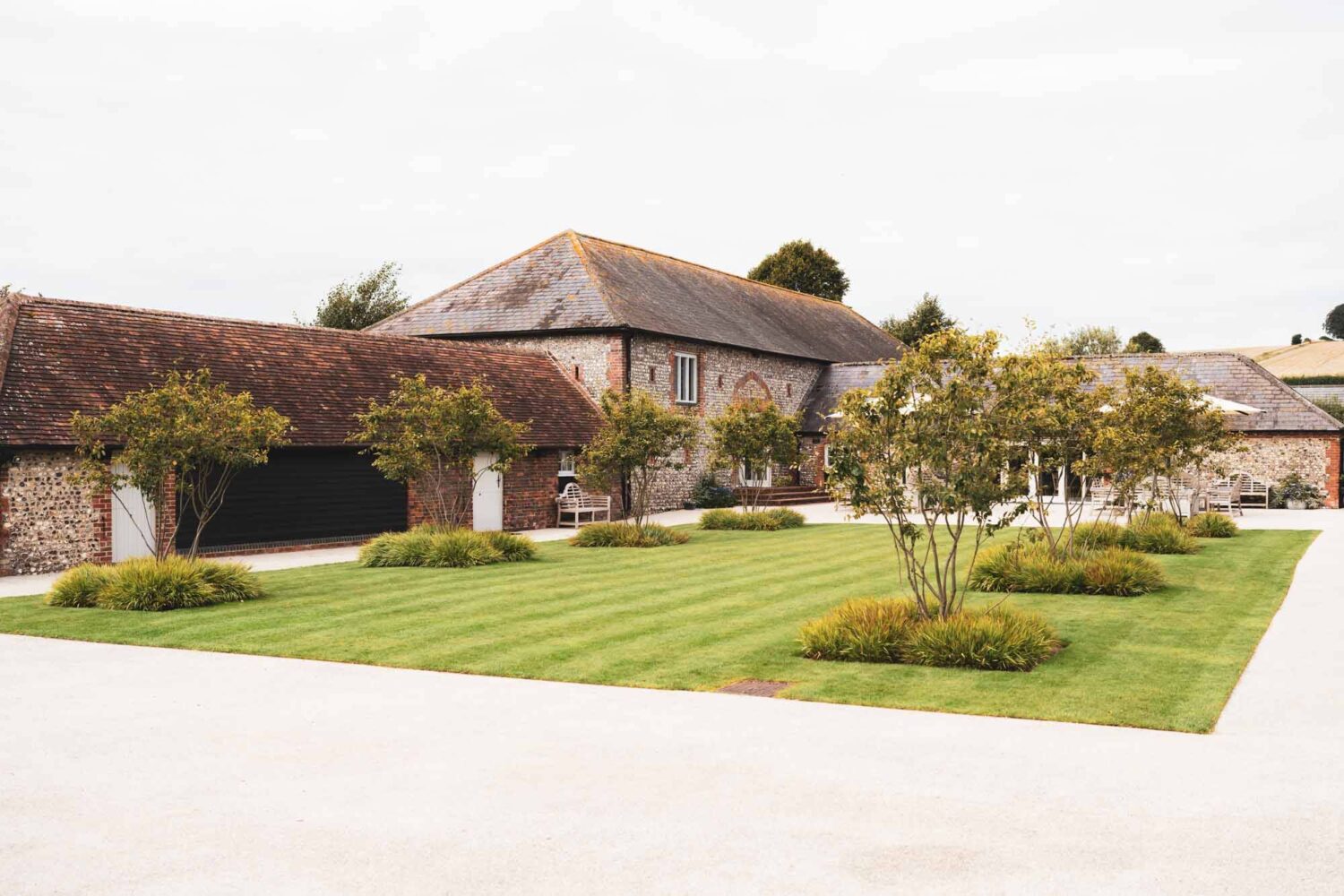 Farbridge barn from the garden and courtyard