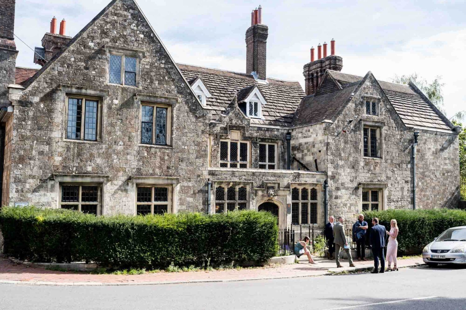 front of Southover grange in lewes