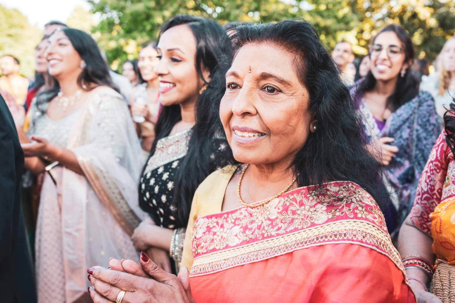 guest enjoying baraat at firle place