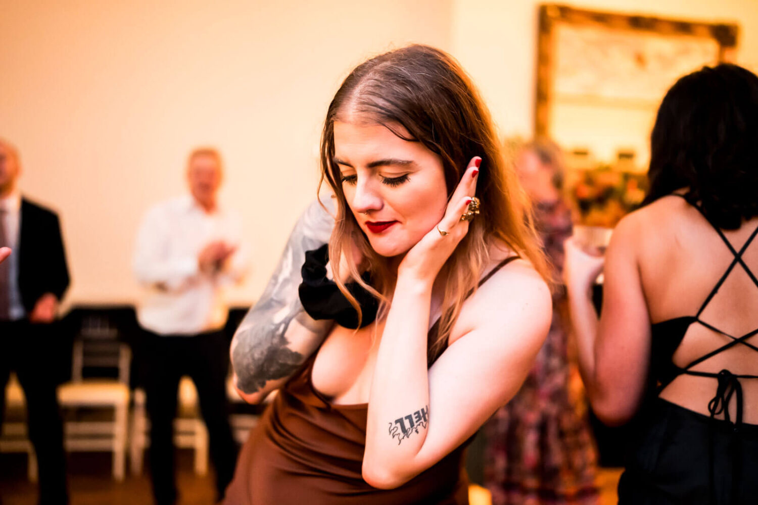 guest dancing at highley manor