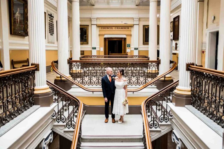 bride-groom-staircase-brighton-town-hall