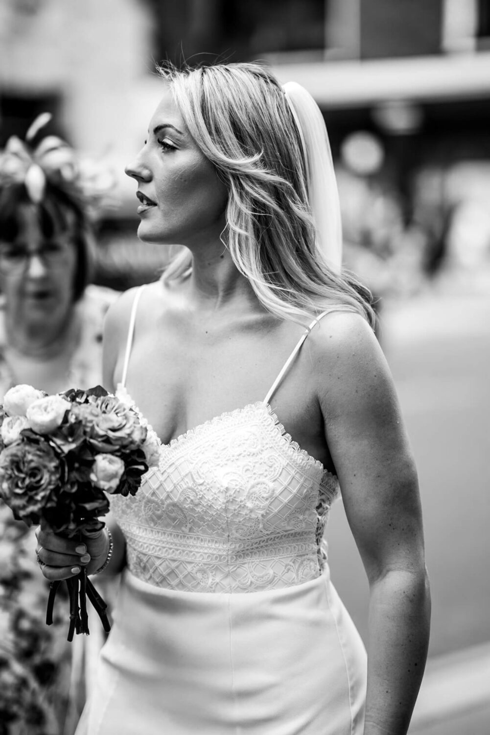 bride portrait london wedding