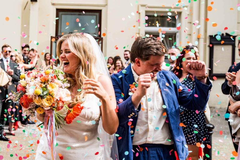 Brighton town hall and pub wedding