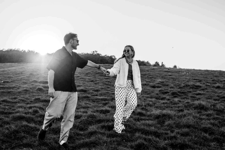 Engagement shoot at Stanmer Park Brighton